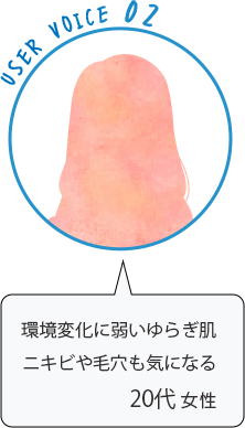 刺激に弱い敏感肌